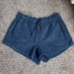 lululemon athletica Navy Drawstring Athletic Shorts